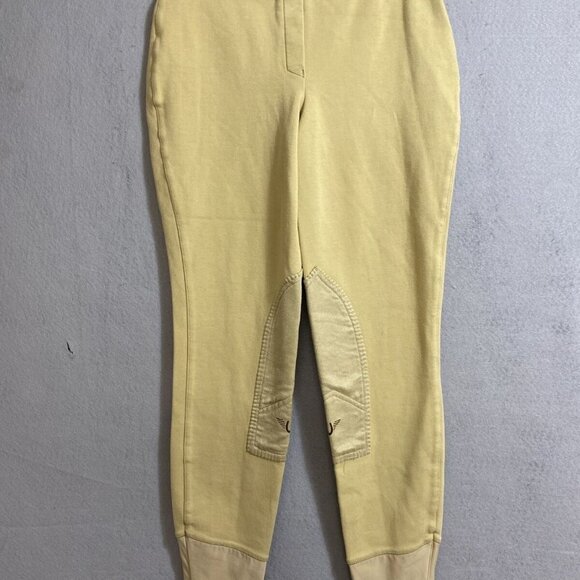 Tuff Rider  Tailored Riding Pants‎ Jodhpurs Equestrian Knee Patch Beige Size 28 - Picture 1 of 8